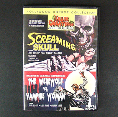 Killer Creature Double Feature DVD 2001 Screaming Skull / Werewolf Vs Vampire