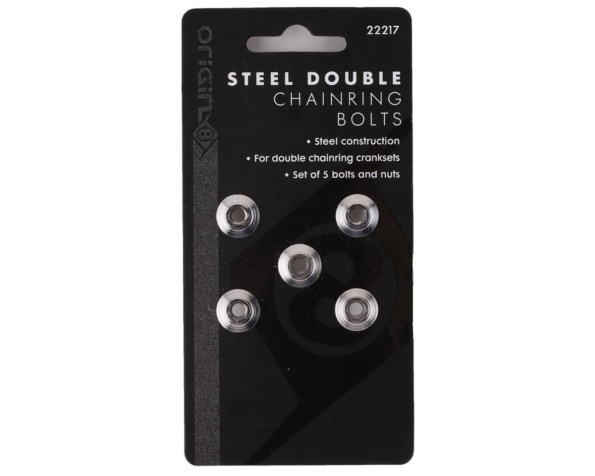 Origin8 Double Chainring Bolts (Chrome) (5 Pack) [CC223CPZ]
