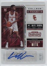 2018 Panini Contenders Draft Picks Cracked Ice 15/23 Chimezie Metu #80 Auto 0d6s