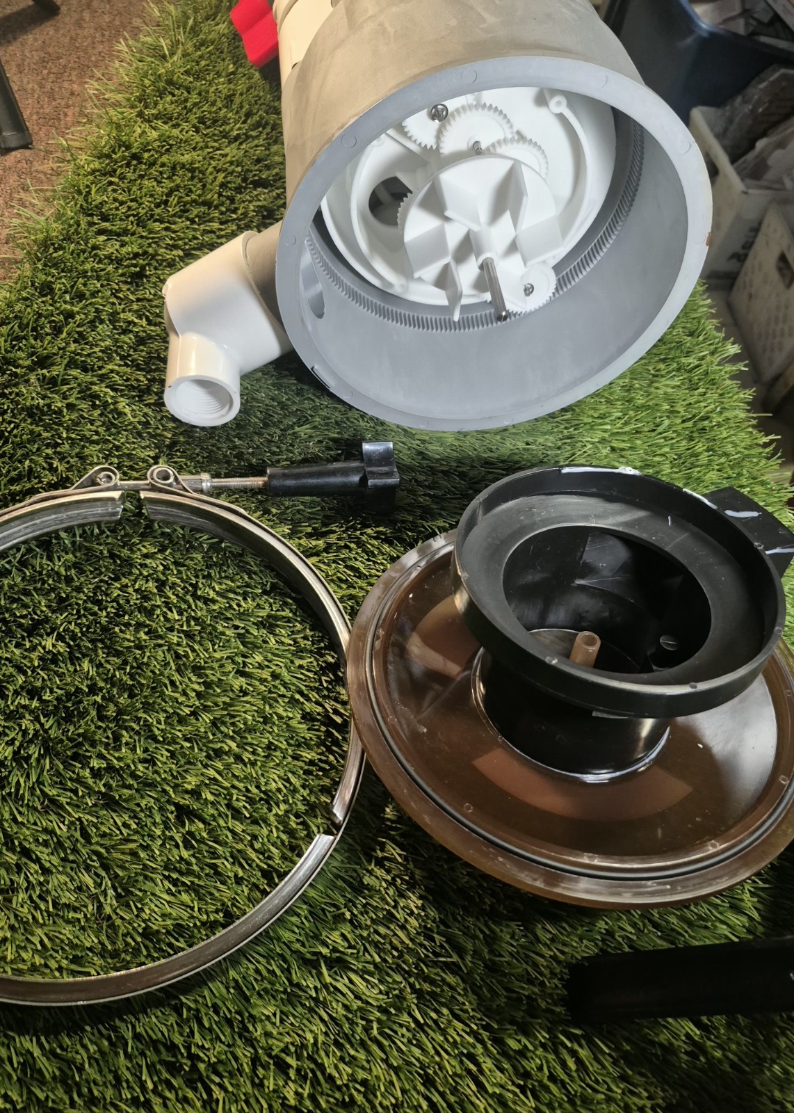 *Perfect*Low Profile 2" 6 Port Actuator T-Valve - Pentair In-Floor(A&A) (C93)