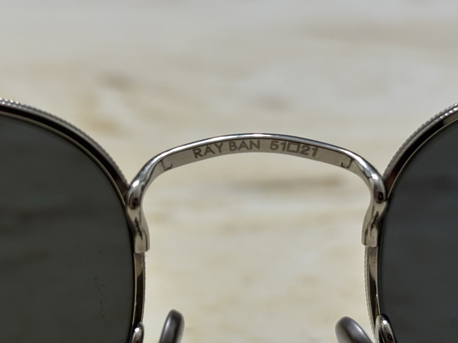 Ray-Ban RB8148 Titanium Hexagonal Sunglasses Grey… - image 3