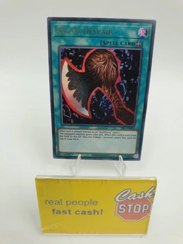 Axe Of Despair Ultra Rare SRL-EN002 Spell Ruler 25th Anniversary Yugioh