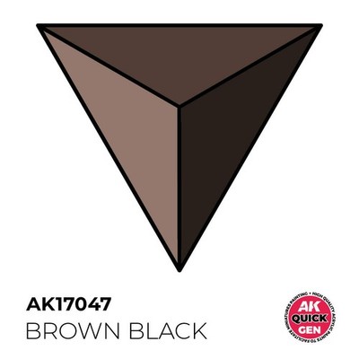 AK Interactive Quick Gen - Brown Black 18 ml