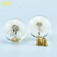Dandelion Acrylic Gear Shift Knob Real Flower M12x1.25 Mx10x1.5 M10x1.25 M8x1.25