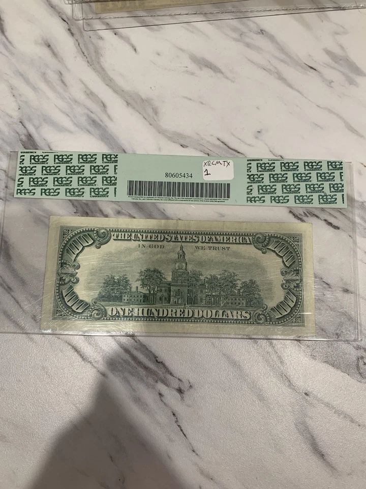 1969 $100 Dollar Rare Federal Reserve  Really Low Serial Number - Image 2 of 4