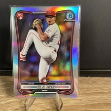 2026 Bowman, Chase Burns #3 Red Rookie, Chrome Refractor Cincinnati Reds (RC)