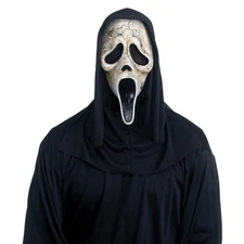 FunWorld Officially Licensed Ghost Face Aged Mask Costume Accessory