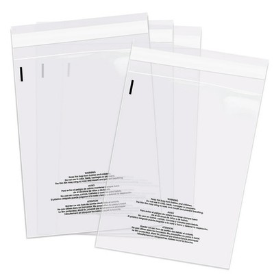 Spartan Industrial - 9  X 12  (100 Count) Self Seal Clear Poly Bags