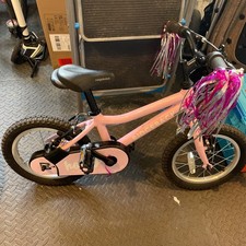 The Ridgeback Honey 14 inch kids bike in pink 