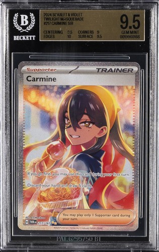 Carmine graded BGS 9.5 for sale on eBay