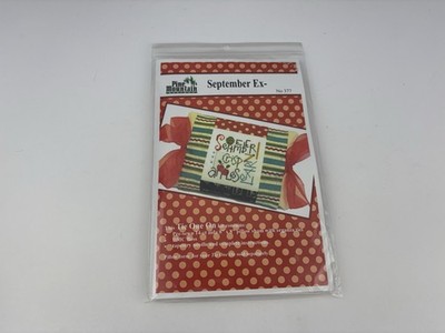 Pine Mountain Designs September Expressions Counted Cross Stitch Kit Sampler 3S