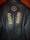 LADIES VINTAGE BEADED FRINGED FORCE THINSULATE LEATHER JACKET — photo 4