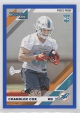 2019 Panini Donruss Rookies Press Proof Blue Chandler Cox #282 07rd