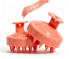 2pcs Scalp Massager Shampoo Brush - Deep Cleanse Relaxing Head Massage Tool