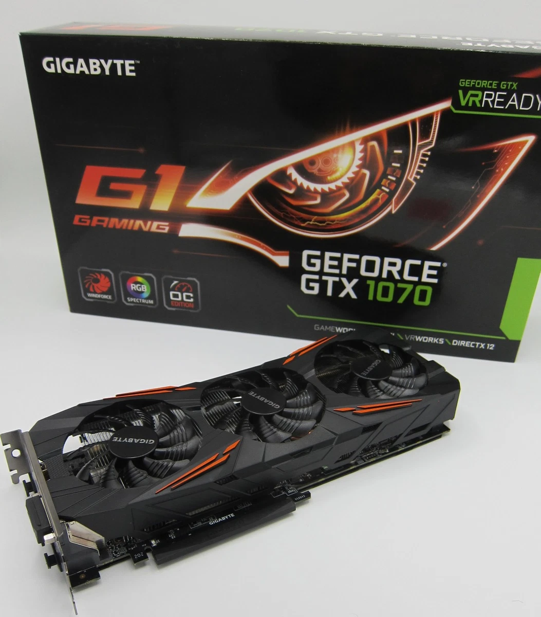GIGABYTE NVIDIA GeForce GTX 1070 Computer Graphics Cards for sale