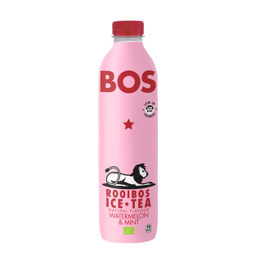 BOS Watermelon & Mint Rooibos Ice Tea 6x1 Litre Caffeine Free