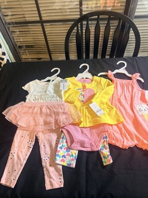 Carter s Baby Girl Clothing Size 9 Months Lot Of 3