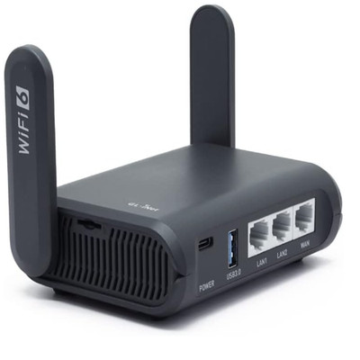 Slate AX AXT1800 WLAN-Router WiFi 6 Dualband 1800 Mbit s 3 Ports OpenWrt VPN