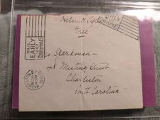 HELEN H. TAFT-FREE- US PRESIDENT WIDOW-AUTOGRAPH WASHINGTON D.C.-Dec 10, 1932