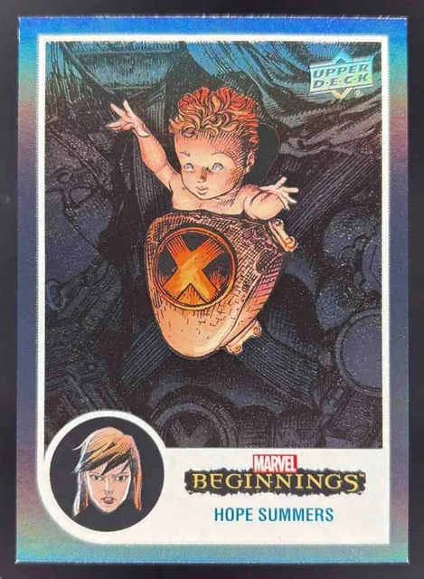 2022 Upper Deck Marvel Beginnings Flipped FX Black #FFX33 Hope Summers /25
