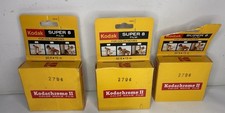 3 Vtg Expired 1974 Kodachrome II Color Movie Film Super 8 Cartridge 50Ft K464