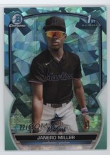 2023 Bowman Chrome Sapphire Prospects Aqua 22/99 Janero Miller #BCP-184 1k9t