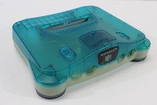 Nintendo 64 N64 OEM Toys R Us Clear Blue White Console Replacement Shell Cos.Da8