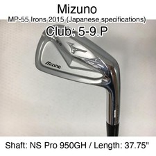 Mizuno MP-55 Irons 2015 Japanese specifications 5-9.P Iron Set 37.75" NS Pro 9