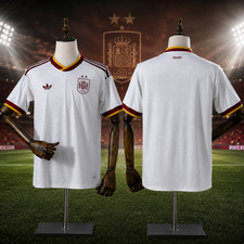 HOT TREND! Spain 26/27 Double Star Away Player Soccer Jersey Fan Gift Size S-2XL