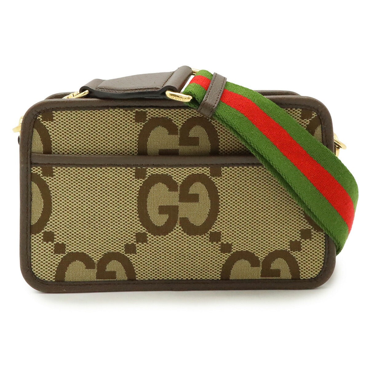Gucci GG Mini Canvas Bag in Dark Brown and Beige for Women