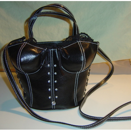 Black Bustier Purse - Picture 1 of 6