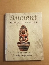 Ancient Civilizations Volume 5 India - Legal Codes 2000 Hardcover VG Condition