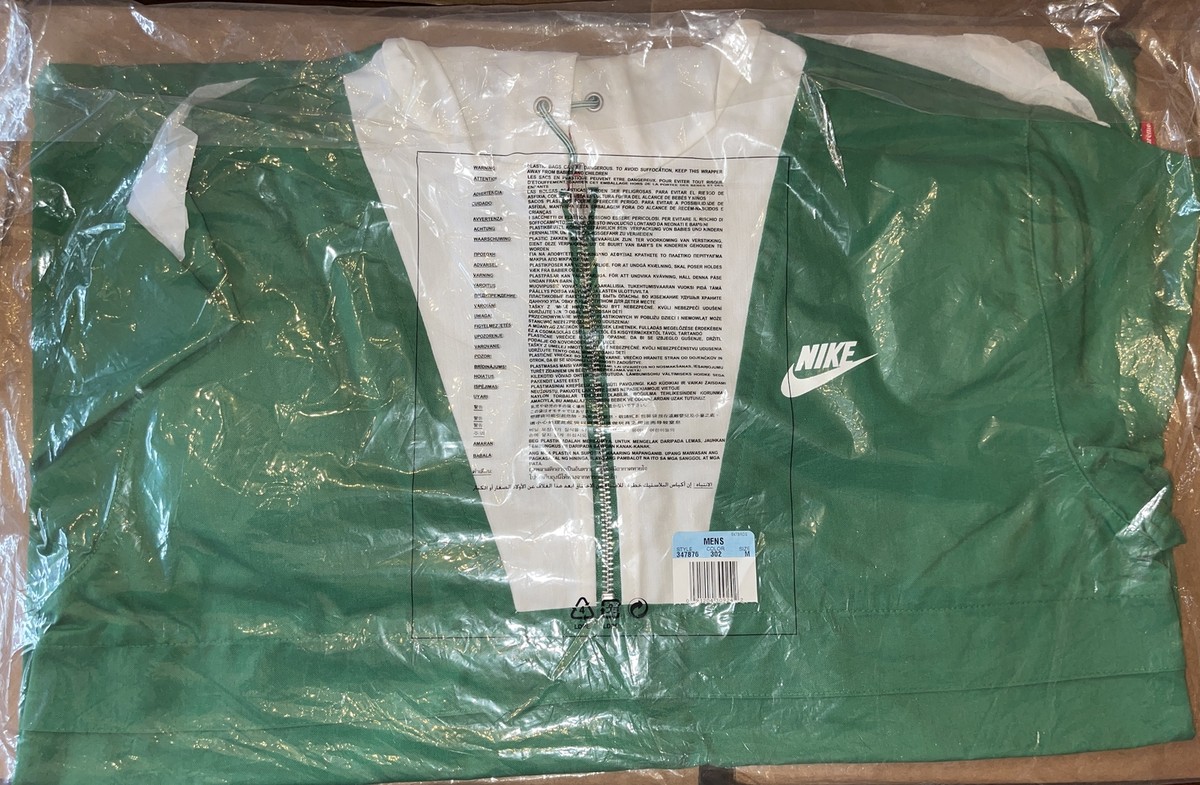 Supreme Nike SB Twill Pullover Jacket Green Medium S/S 09 | eBay