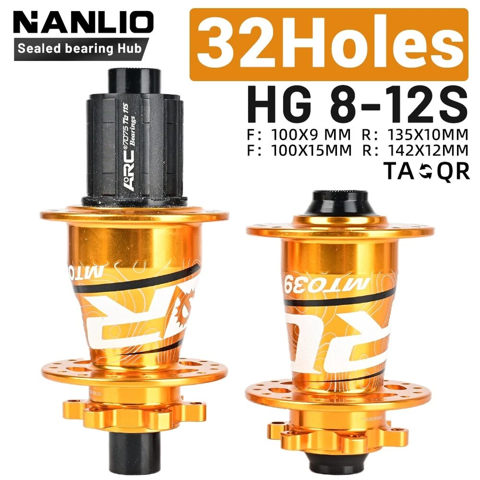 32H MTB Bicycle Front Rear Hub 6 Pawls 114 Clicks 4 Bearings Hub for HG SX NX - Image 3 of 4