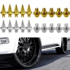 25Pcs Car Accessories Wheel Rim Rivets Spike Nuts Cap Lip Screw Bolt Tires Parts