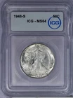 1946-S Walking Liberty Half Dollar 50c ICG MS64