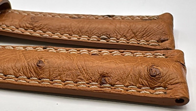 Precious ostrich strap mm21/18 compatible Jaeger master compressor memovox
