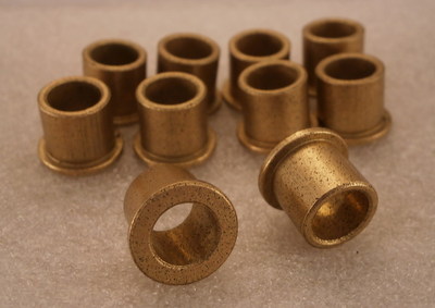 10 Flansch Ölitbuchsen 3/8 Zoll Bohrung 1/2 Zoll x Außendurchmesser x 1/2 Zoll Gesamtlänge