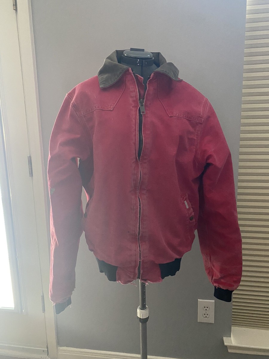 ジャケット・アウター Carhartt Santa Fe Chore Coat 80's U.S.A Vintage USA Carhartt Santa Fe Jacket Coat Lined Mens 2XL