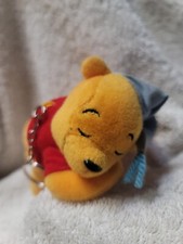4" Pooh Sleeping Keychain Plush SEGA No Tag