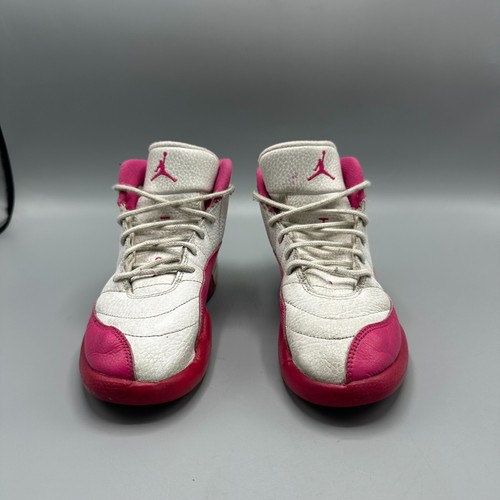 Nike Air Jordan 12 Retro GP Dynamic Vivid Pink White Youth Size 3Y 510816-109 - Picture 2 of 16