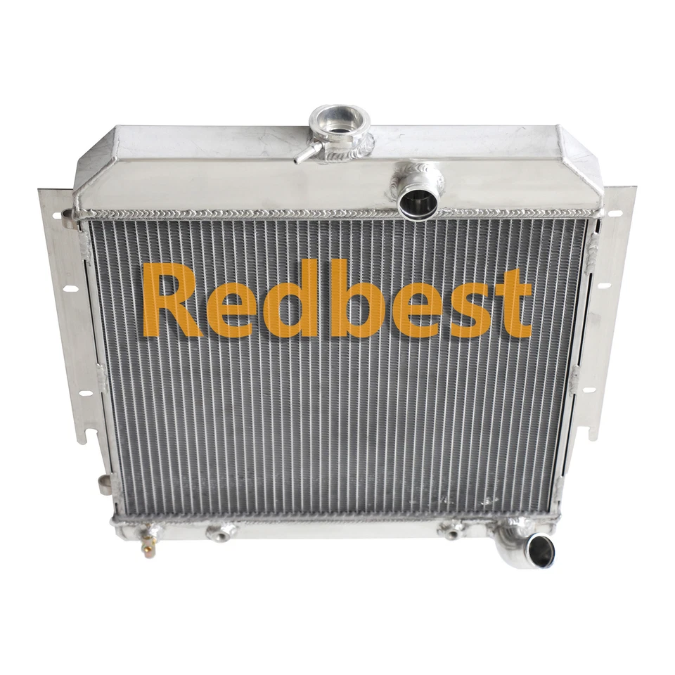 Radiador de alumínio 3 fileiras Dodge Dart/Plymouth Barracuda Valiant 1963-66 #CC63DT - Imagem 2 de 4