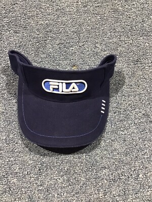 New Blue Fila Adjustable Strapback Sun Visor
