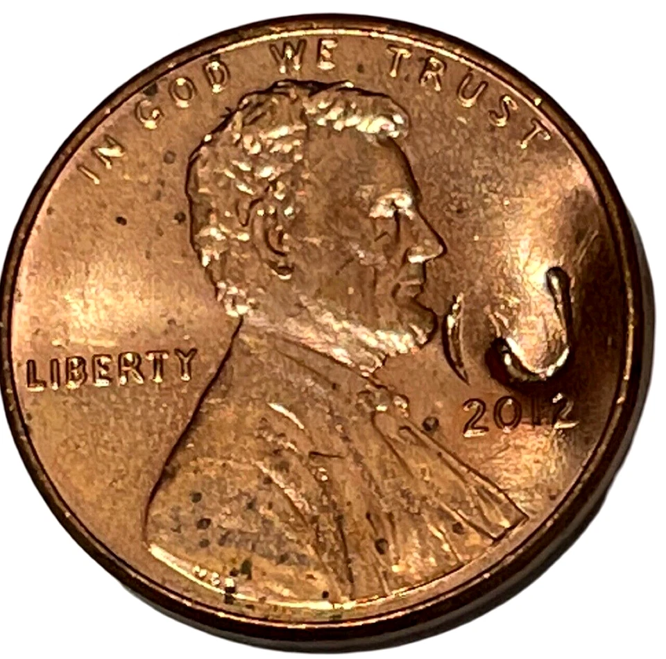 2012 Letter Initial " J "  Counter Stamp Imprint Lincoln Cent Lucky Pocket Coin - Image 2 of 4