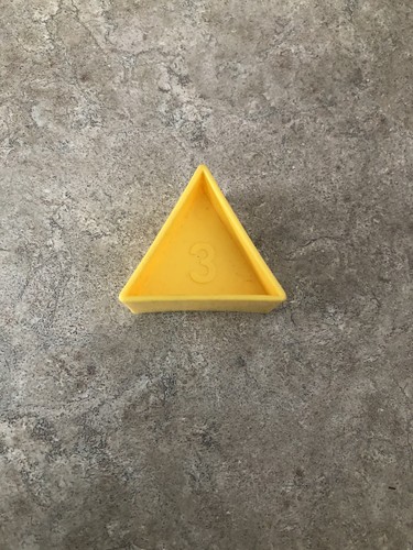 Tupperware Shape O Toy Replacement Shape Number 3 VGUC! - 第 1/1 張圖片