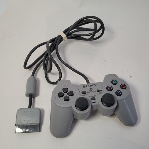 Manette PlayStation 1 Analogique SCPH-1200 – Gris – Boîte D’origine
