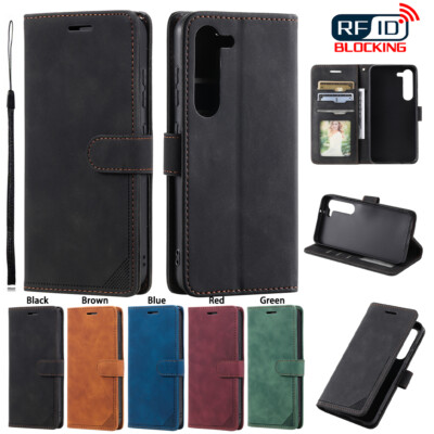 PU Leather Card Wallet Flip Case Stand Cover For Samsung Note 20 A54 A73 A32 A10