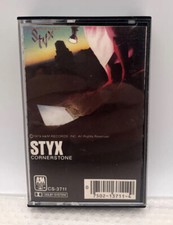 STYX Cornerstone CASSETTE TAPE, 1979, A M Babe , Lights , Boat On The River