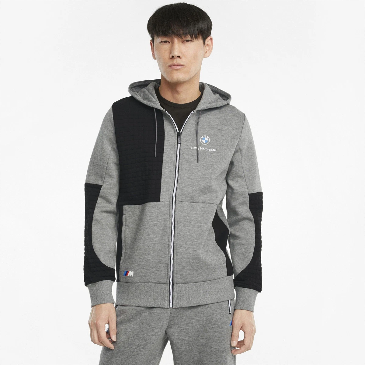 531187 03 Mens Puma BMW Motorsport Full Zip Hoodie eBay