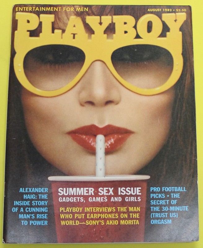 PLAYBOY AUGUST 1982 - PLAYMATE CATHY ST. GEORGE - SUMMER SEX ISSUE